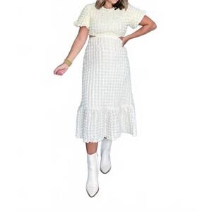 NEW 2.7 AUGUST APPAREL need you maxi dress in ivory